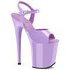 Pleaser - FLAMINGO809 Sandale à bride à la cheville, Pole dance chaussures - Violet Product image